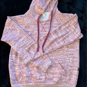 Lightweight rose colored hoodie